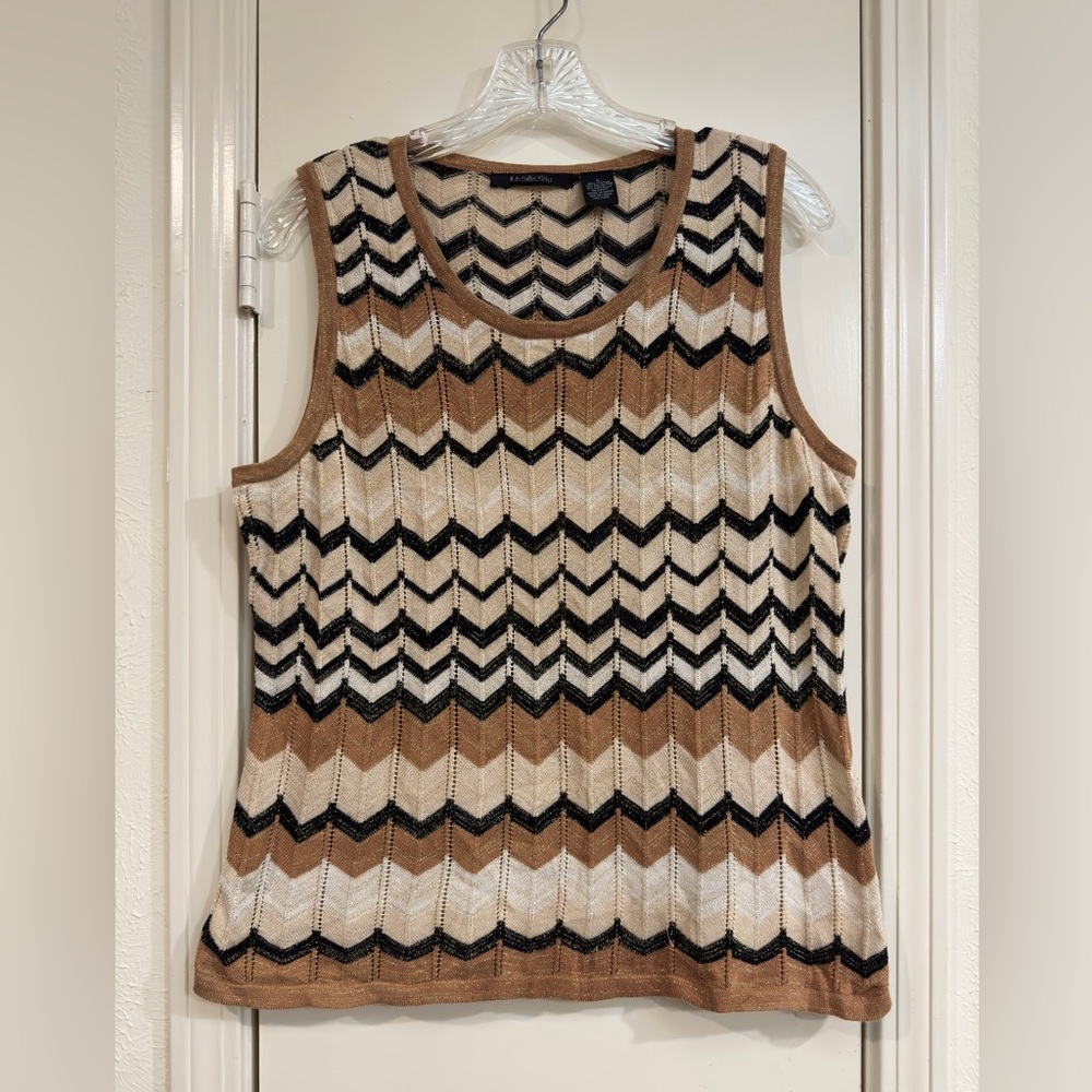 Chevron knit top